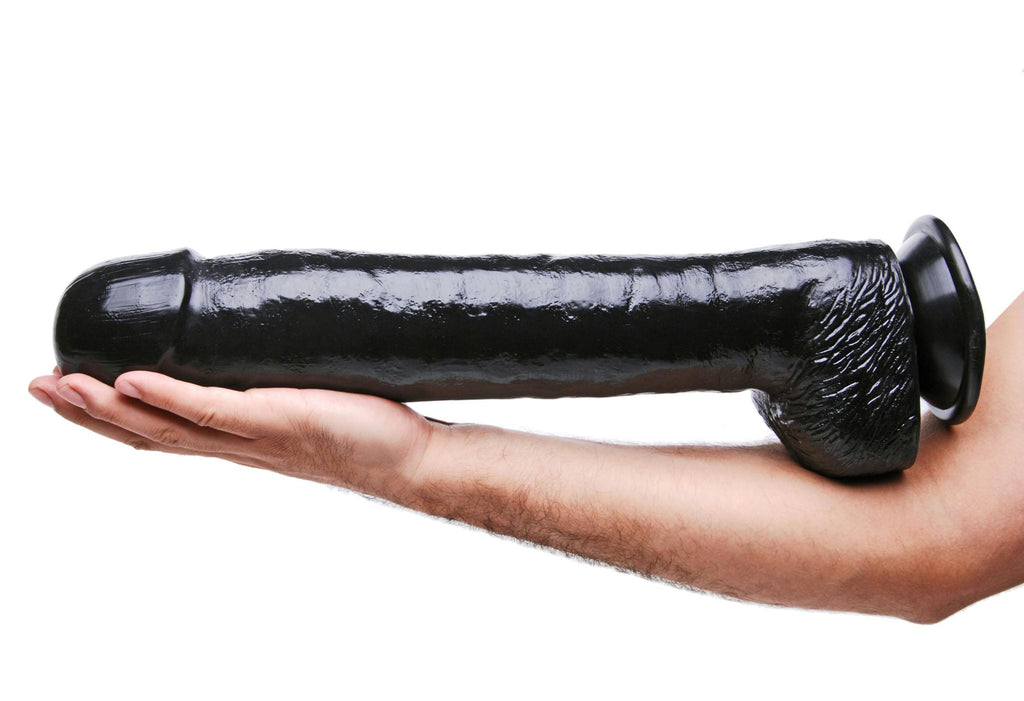 The Black Destroyer Huge 16.5 Inch Dildo