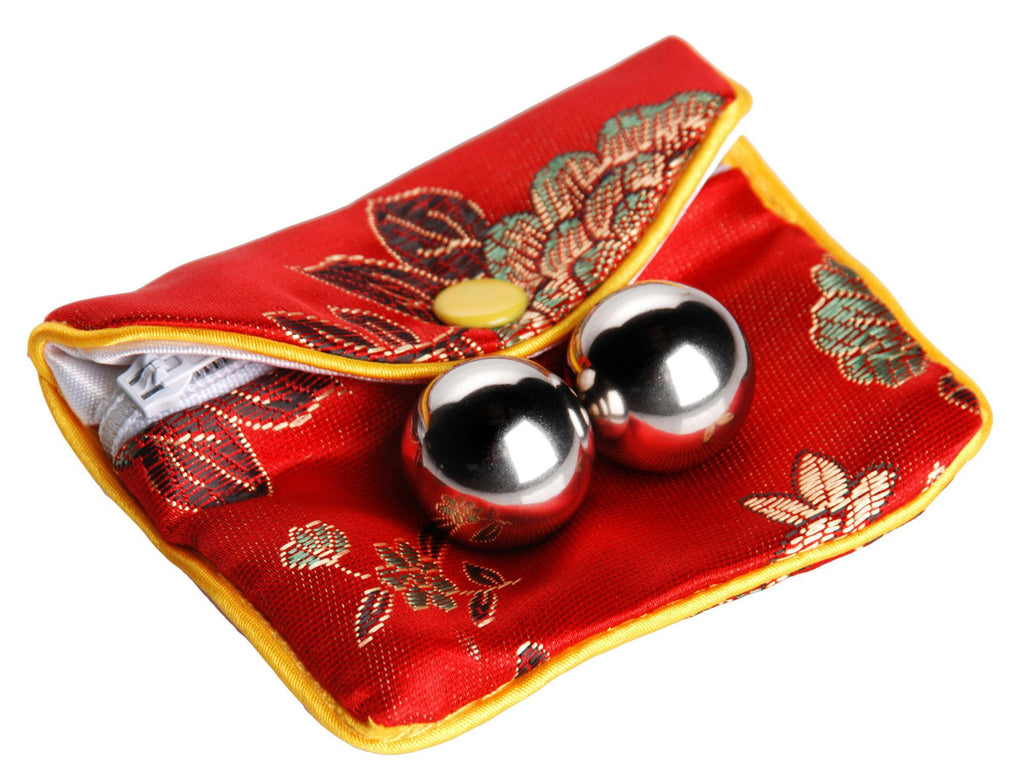 Stainless Steel Benwa Kegel Balls with Pouch