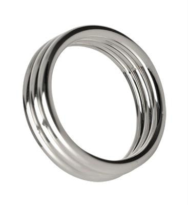 Echo 1.75 Inch Stainless Steel Triple Cock Ring