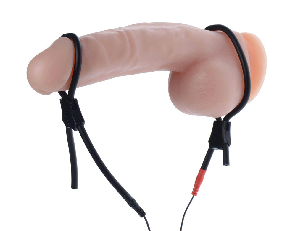 Vigor II Cock and Ball Ties and Frenum Electro Stimulator