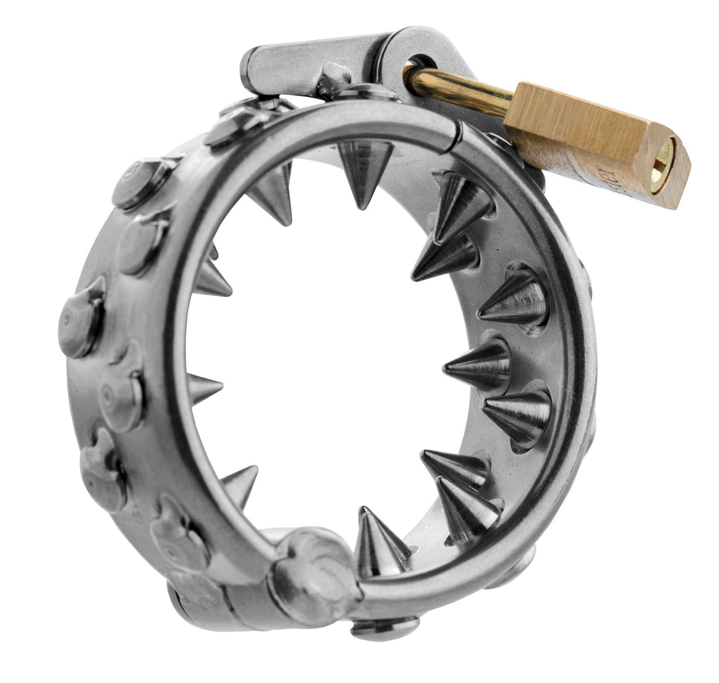 Impaler Locking CBT Ring with Spikes