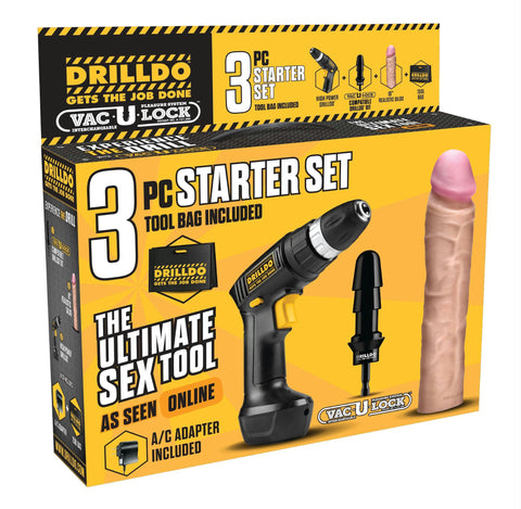 3 Piece Drilldo Starter Set