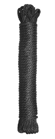 Premium Black Nylon Bondage Rope- 50 Feet