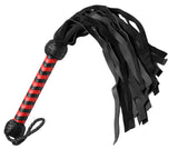 Strict Leather Flogger- Black